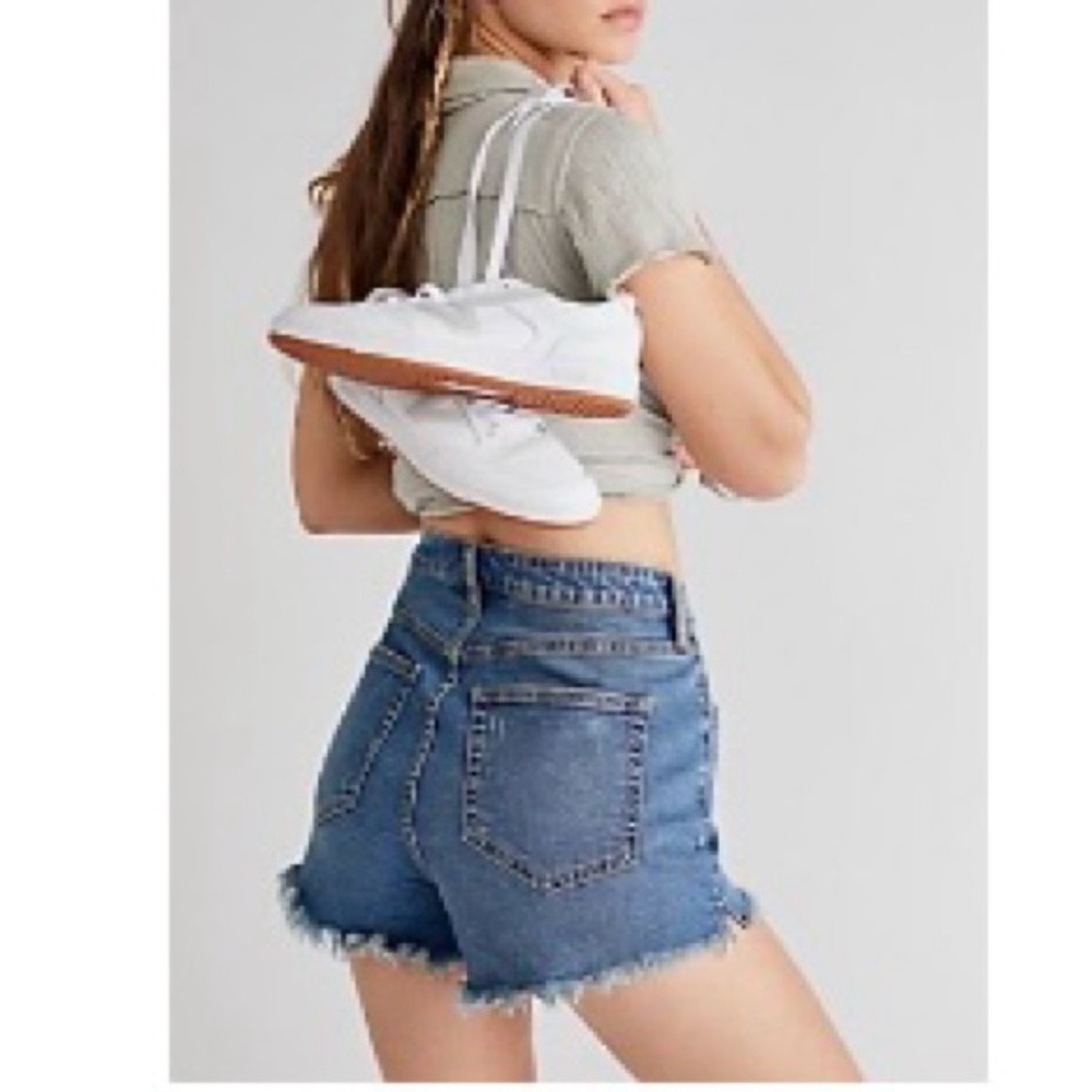 Free People CRVY High-Rise Vintage Jean Short